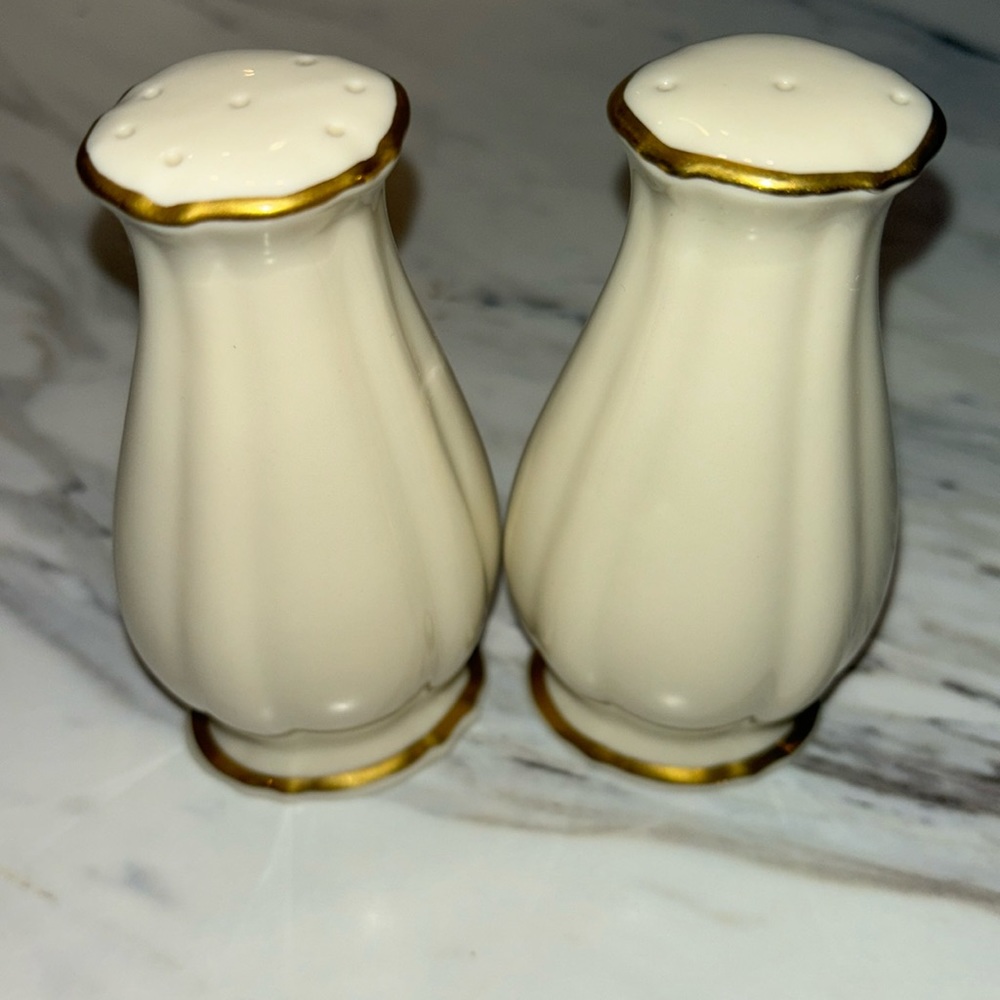 Lenox symphony salt and pepper shakers made in USA